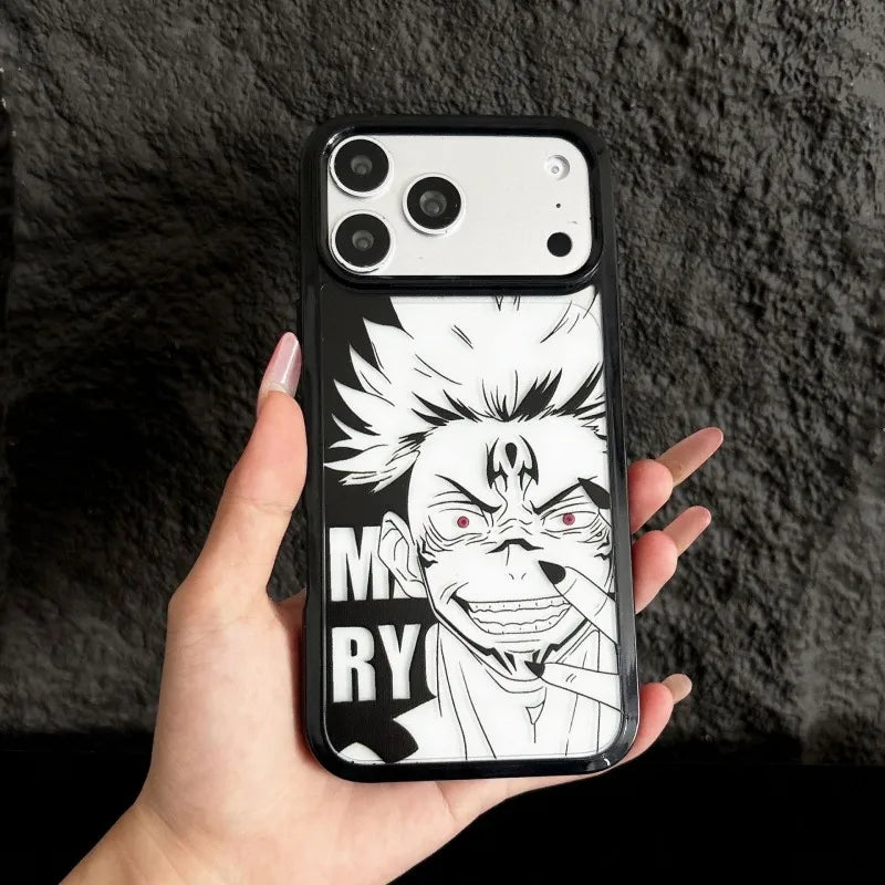 Jujutsu Kaisen Gojo Anime Phone Case - UV Print Clear Cover