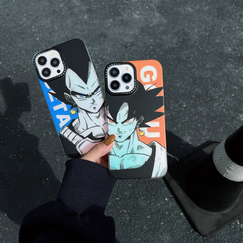 Dragon Ball Goku Anime Phone Case - Laser Light Double-Sided Cover