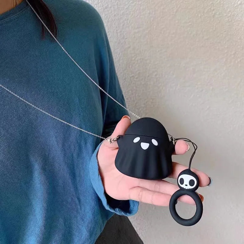 3D Cartoon Anime AirPods Case - Soft Silicone Cover