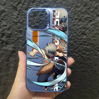 Demon Slayer Tanjiro Electroplated Anime Phone Case