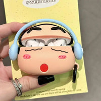 3D Cartoon Anime AirPods Case - Soft Silicone Cover