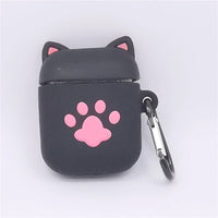 3D Cartoon Anime AirPods Case with Keychain - Soft Silicone Cover