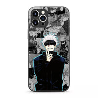 Jujutsu Kaisen Anime Tempered-Glass Case for Samsung Galaxy & iPhone