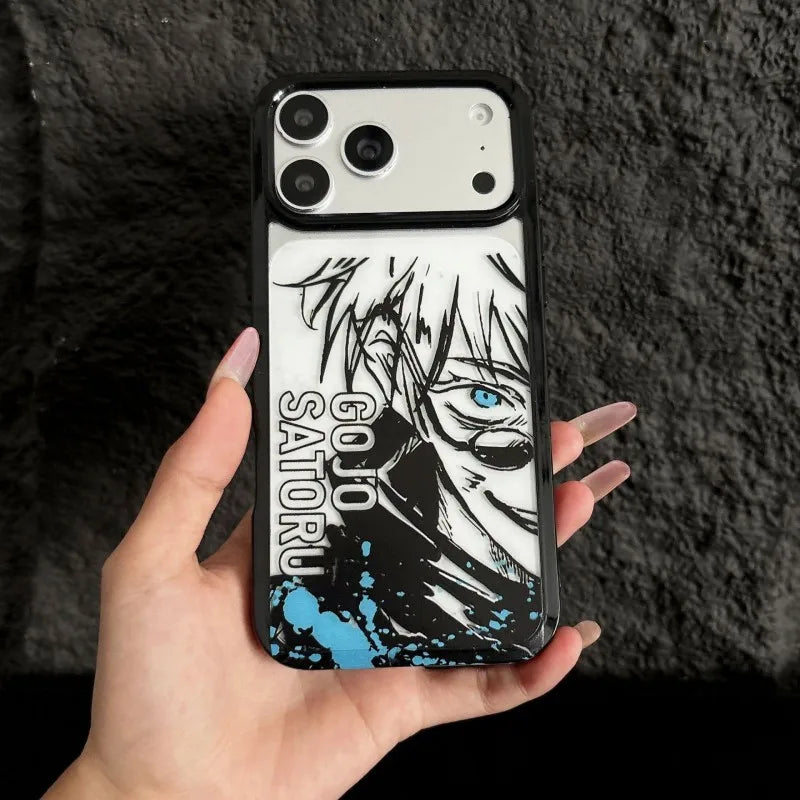 Jujutsu Kaisen Gojo Anime Phone Case - UV Print Clear Cover