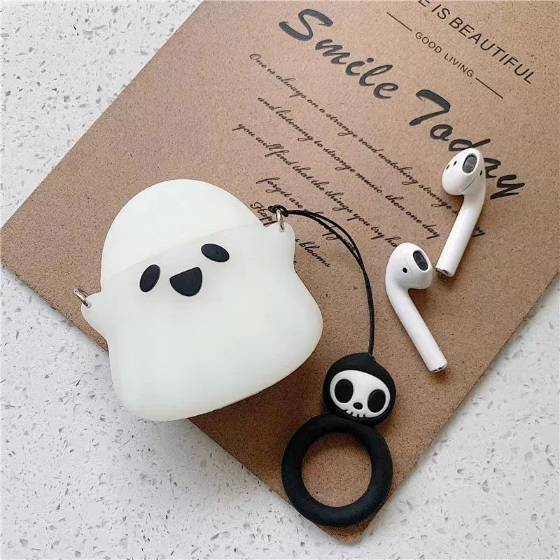 3D Cartoon Anime AirPods Case - Soft Silicone Cover