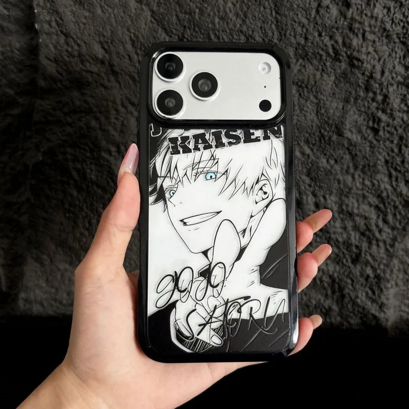 Jujutsu Kaisen Gojo Anime Phone Case - UV Print Clear Cover