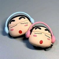 3D Cartoon Anime AirPods Case - Soft Silicone Cover