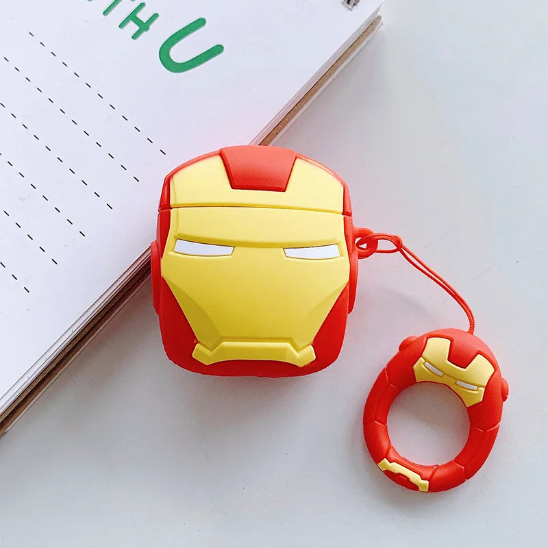3D Cartoon Anime AirPods Case - Soft Silicone Cover