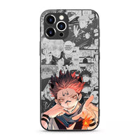 Jujutsu Kaisen Anime Tempered-Glass Case for Samsung Galaxy & iPhone