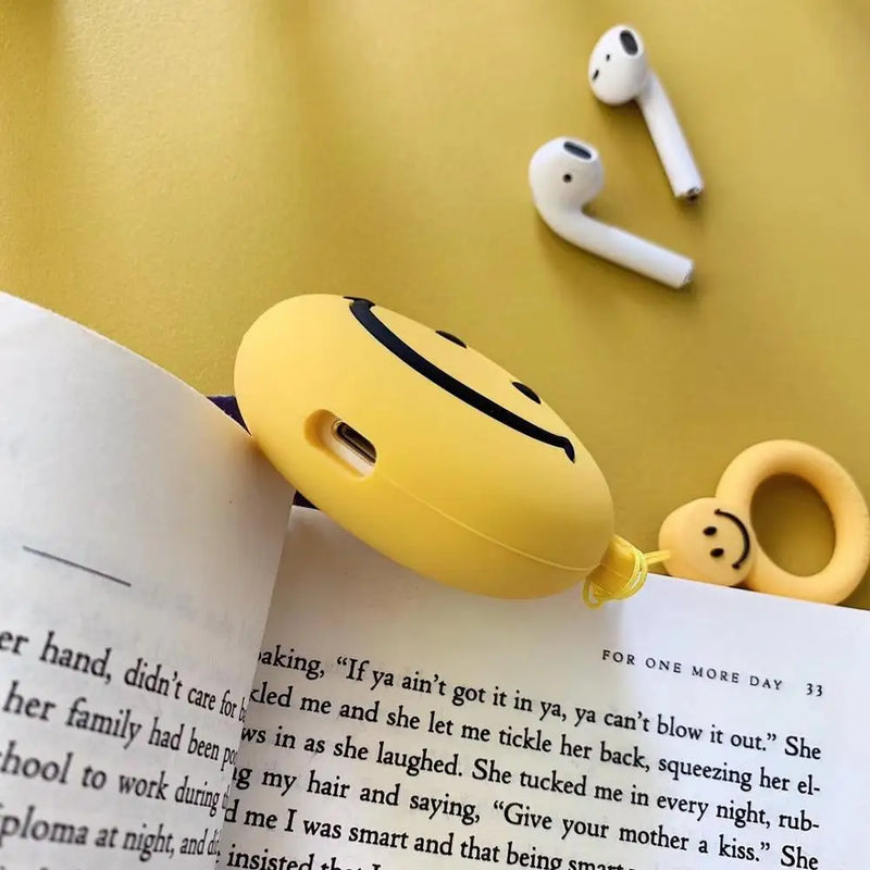 Smiley Face Cartoon AirPods 1&2 Case