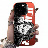Electroplated Shockproof Anime Phone Case for iPhone