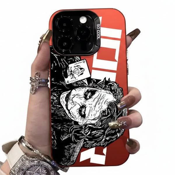 Electroplated Shockproof Anime Phone Case for iPhone
