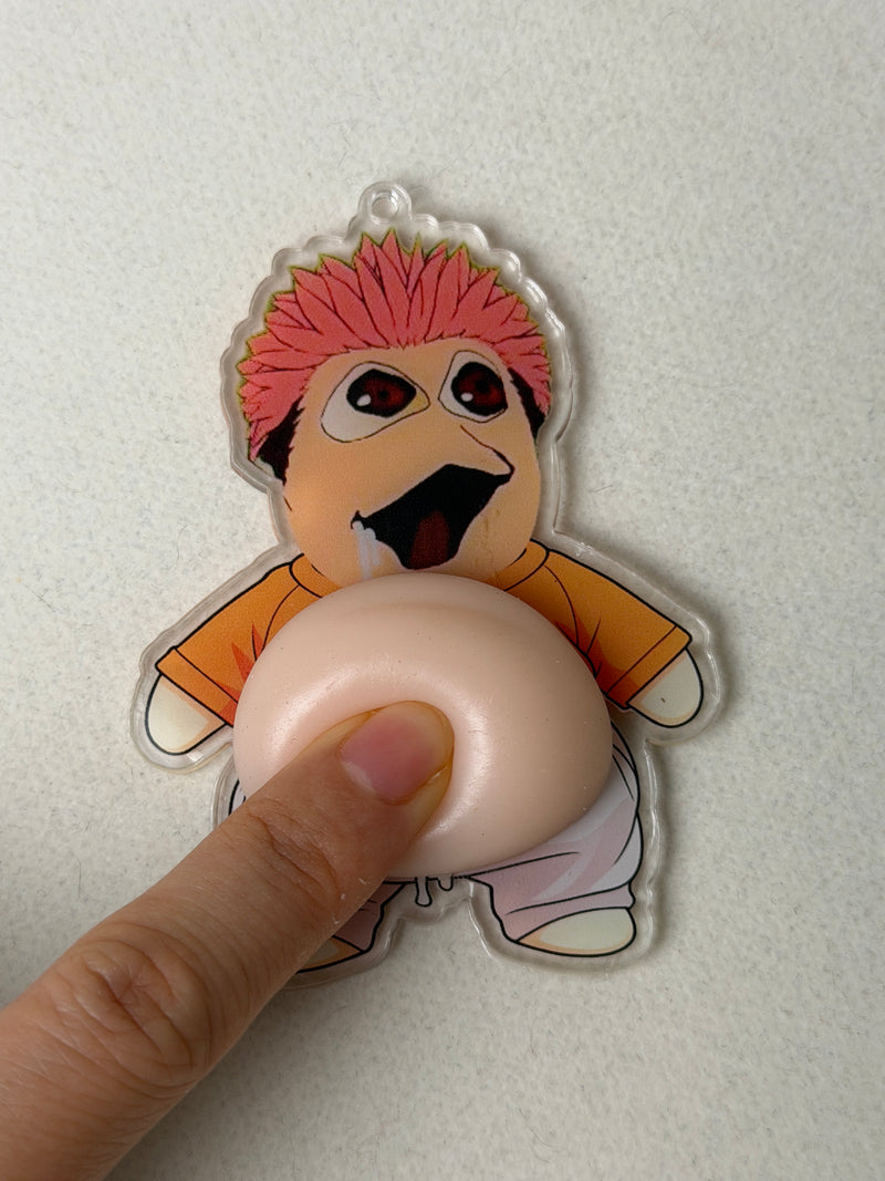 Sukuna Belly Squishy Acrylic Keychain
