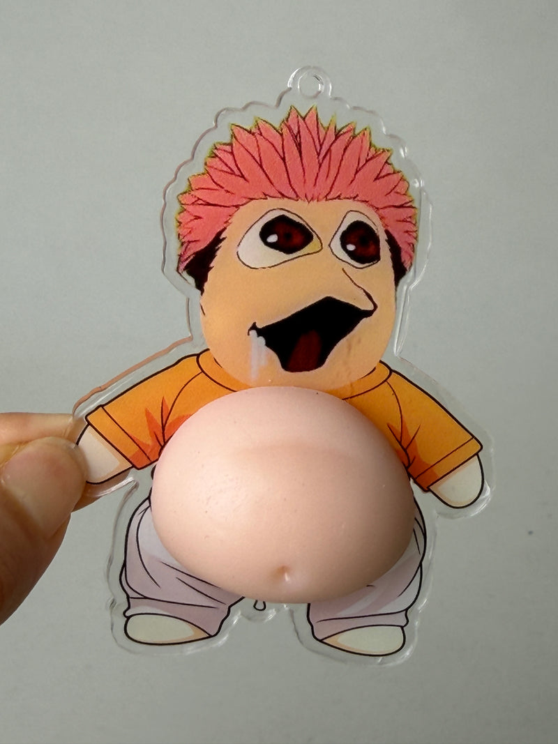 Sukuna Belly Squishy Acrylic Keychain