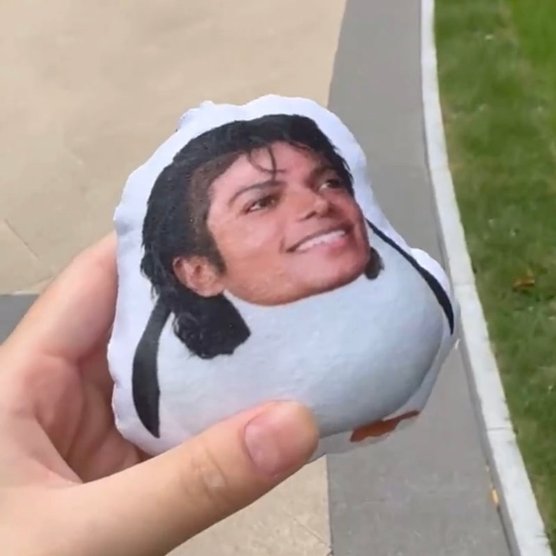 Custom Photo Plush Keychain — Personalized Doll Charm with Voice Recording
