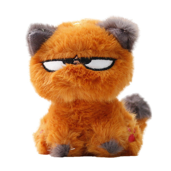 Grumpy Cat Plush Keychain - Cute Funny Bag Charm