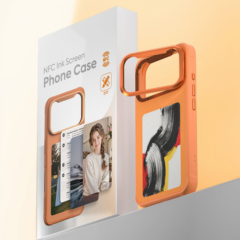 NFC E-Ink Display Phone Case - DIY Smart Screen Cover