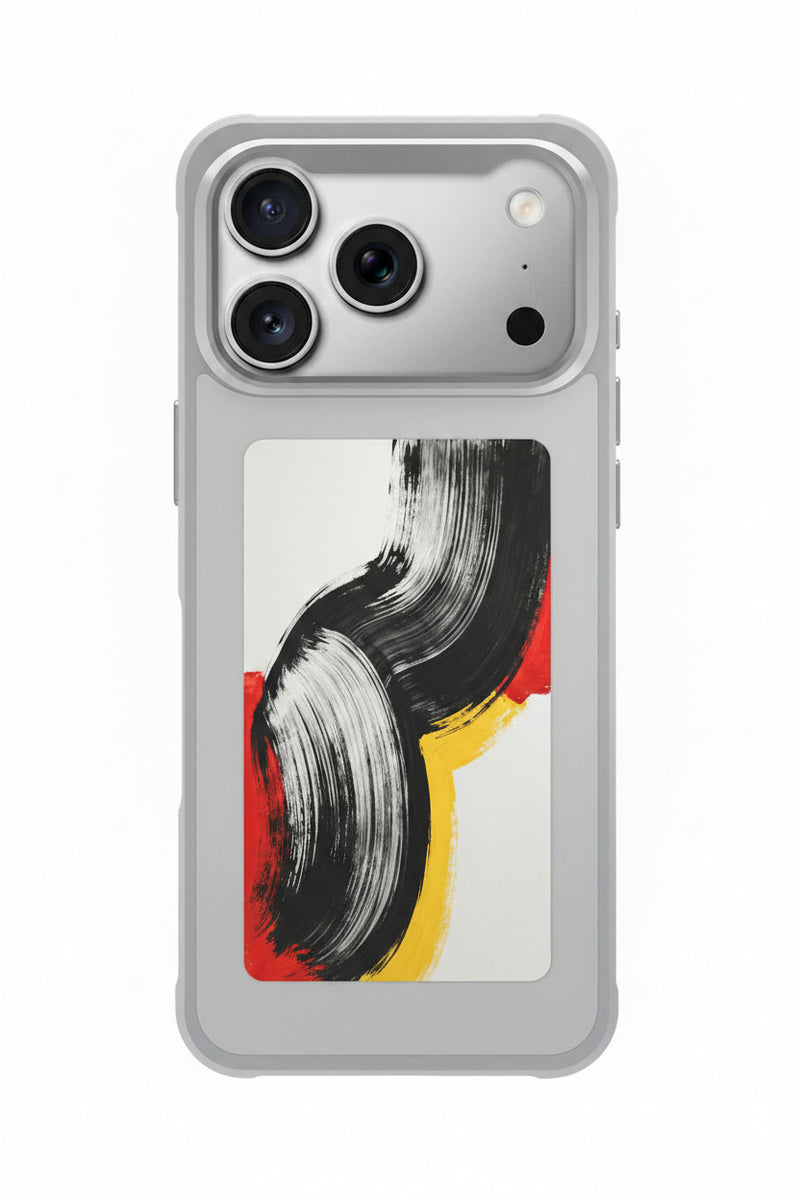 NFC E-Ink Display Phone Case for iPhone 17 / 17 Pro / 17 Pro Max - Full-Wrap Shockproof Smart Screen Cover