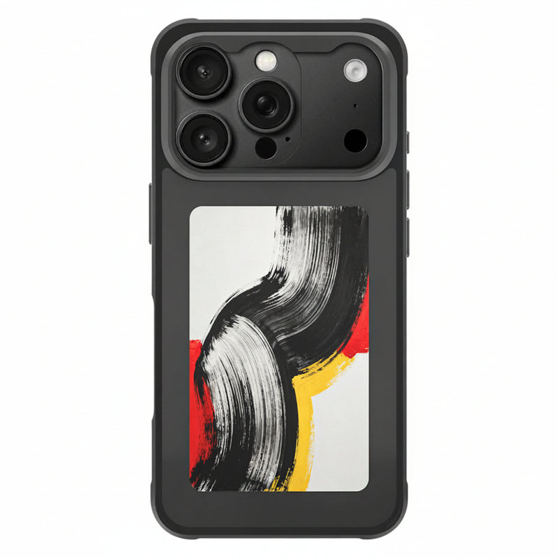NFC E-Ink Display Phone Case for iPhone 17 / 17 Pro / 17 Pro Max - Full-Wrap Shockproof Smart Screen Cover