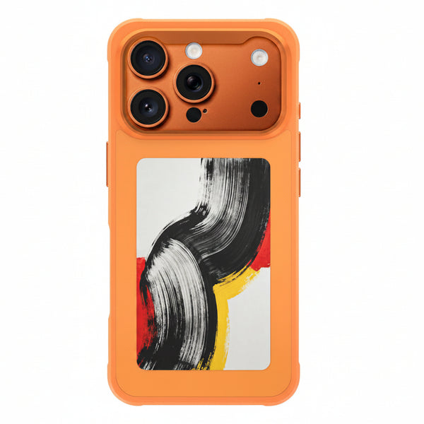 NFC E-Ink Display Phone Case for iPhone 17 / 17 Pro / 17 Pro Max - Full-Wrap Shockproof Smart Screen Cover