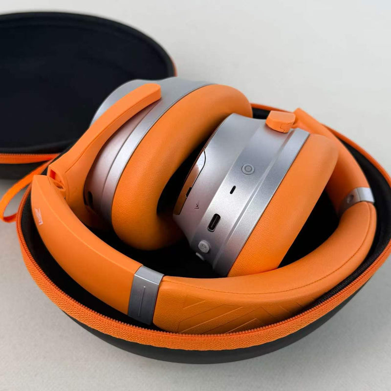 Dual-Screen ANC Headphones — Custom Display Over-Ear