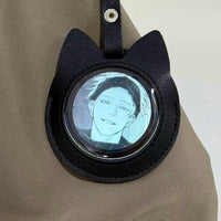 2 in 1 E-Badge Display — 1.85" HD Touchscreen Magnetic Photo Pin
