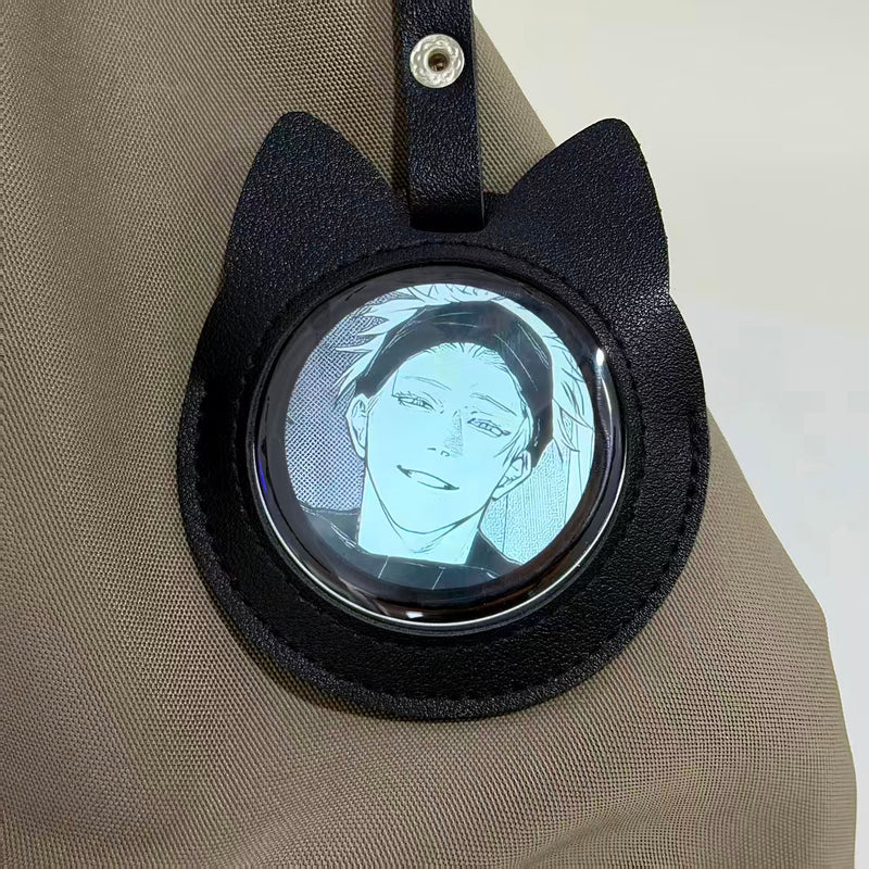 2 in 1 E-Badge Display — 1.85" HD Touchscreen Magnetic Photo Pin