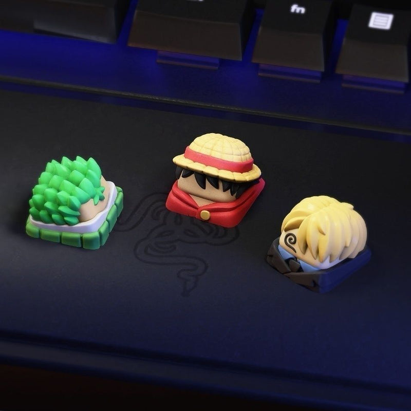 One Piece 3D artisan keycaps — product view 3