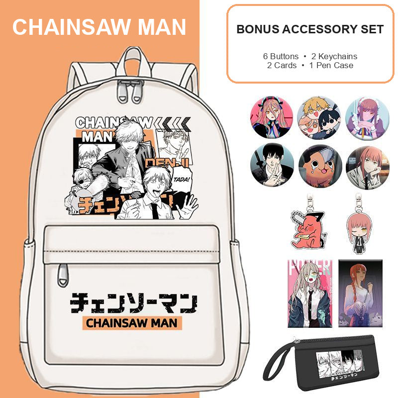 Chainsaw Man School Backpack — 17 Designs — product view 15