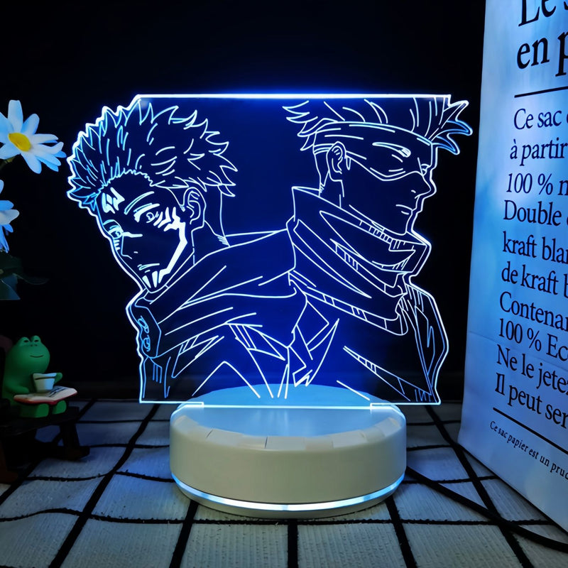 JJK 3D LED Night Light - Multi-Color Dimmable Desk Lamp — view 71