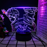 JJK 3D LED Night Light - Multi-Color Dimmable Desk Lamp — view 69