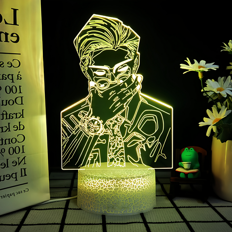 JJK 3D LED Night Light - Multi-Color Dimmable Desk Lamp — view 40