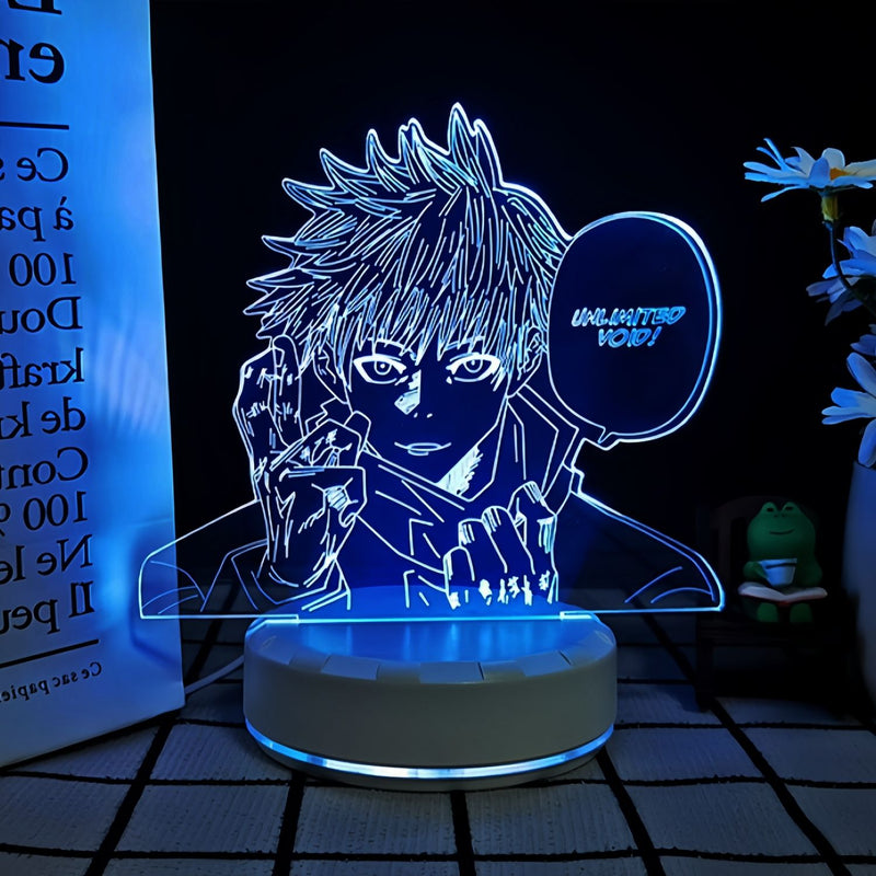 JJK 3D LED Night Light - Multi-Color Dimmable Desk Lamp — view 57