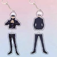 Satoru Gojo Meme Face Acrylic Keychain & Folding Standee