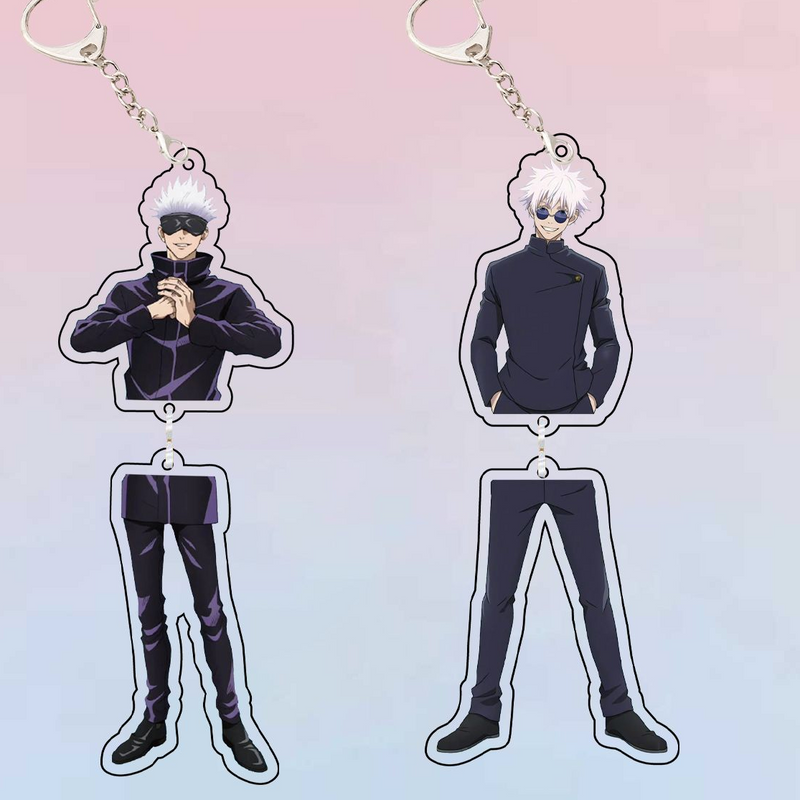Satoru Gojo Meme Face Acrylic Keychain & Folding Standee