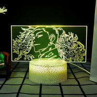 JJK 3D LED Night Light - Multi-Color Dimmable Desk Lamp — view 78
