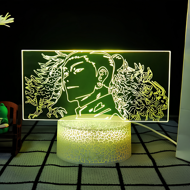 JJK 3D LED Night Light - Multi-Color Dimmable Desk Lamp — view 78