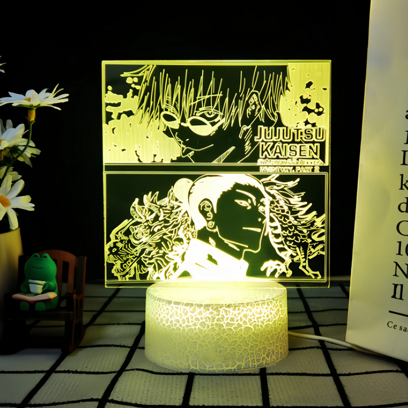 JJK 3D LED Night Light - Multi-Color Dimmable Desk Lamp — view 11