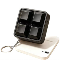 Recordable Voice Button Keychain — 10-Second Message Recorder Fidget Charm