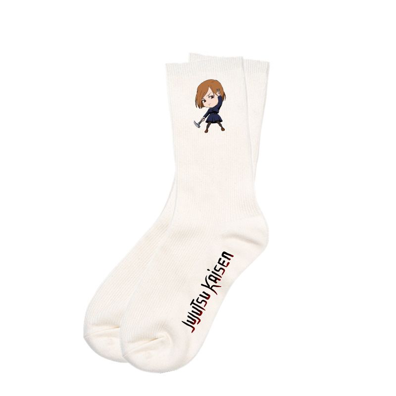 Jujutsu Kaisen Anime Crew Socks - Cotton Mid-Calf (Unisex)