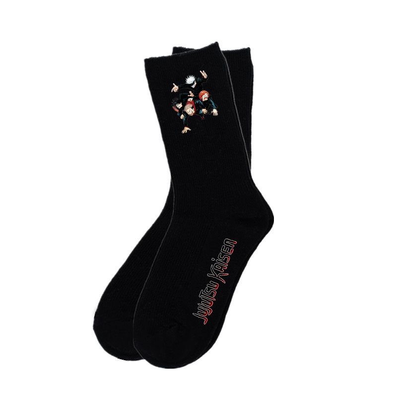 Jujutsu Kaisen Anime Crew Socks - Cotton Mid-Calf (Unisex)