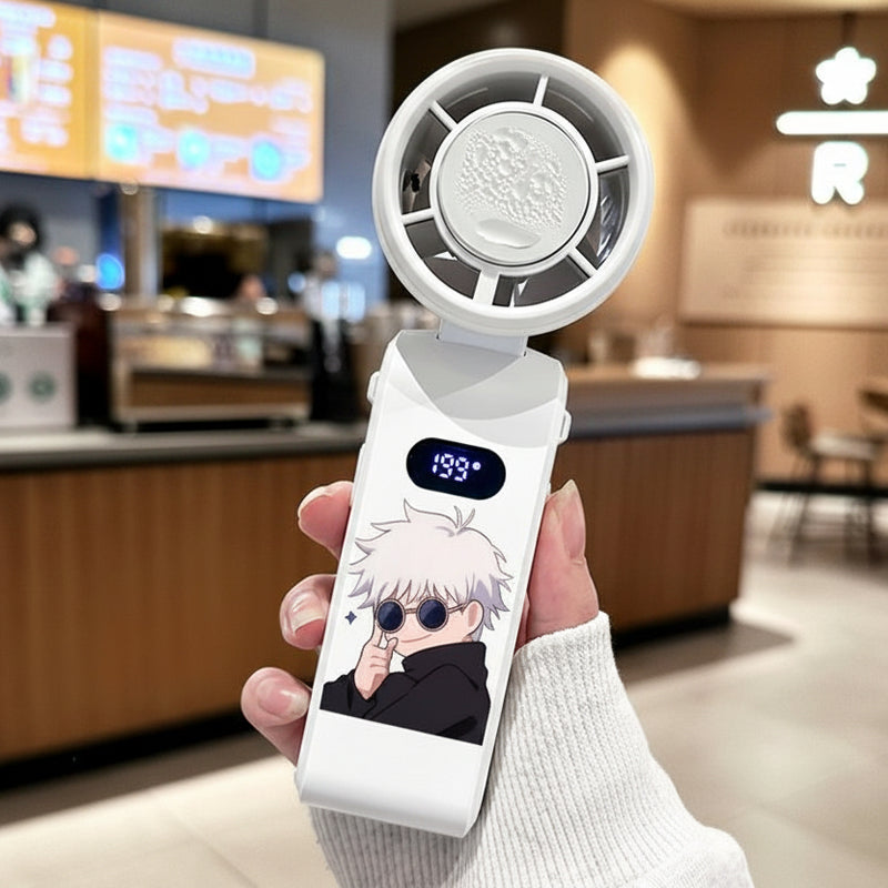 Gojo Handheld Fan — Cooling Plate Mini Fan with LED Display
