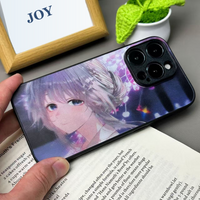Kaoruko Waguri Blinking Lenticular Phone Case — background frame