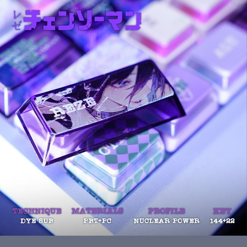 Chainsaw Man Reze PBT Keycap Set — 7 Layouts — product view 4