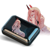 Chainsaw Man Power wireless earbuds charging case