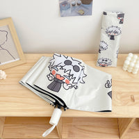 Jujutsu Kaisen Gojo Umbrella — Tri-Fold UV Sun & Rain Umbrella