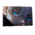 Satoru Gojo Eyes Quicksand Acrylic Tile Charm - Layered Glitter Ornament