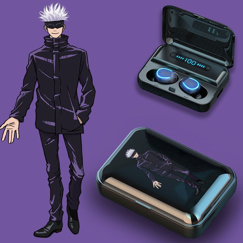 Jujutsu Kaisen Wireless Earbuds — Gojo, Yuji, Megumi, Nobara & Sukuna Designs