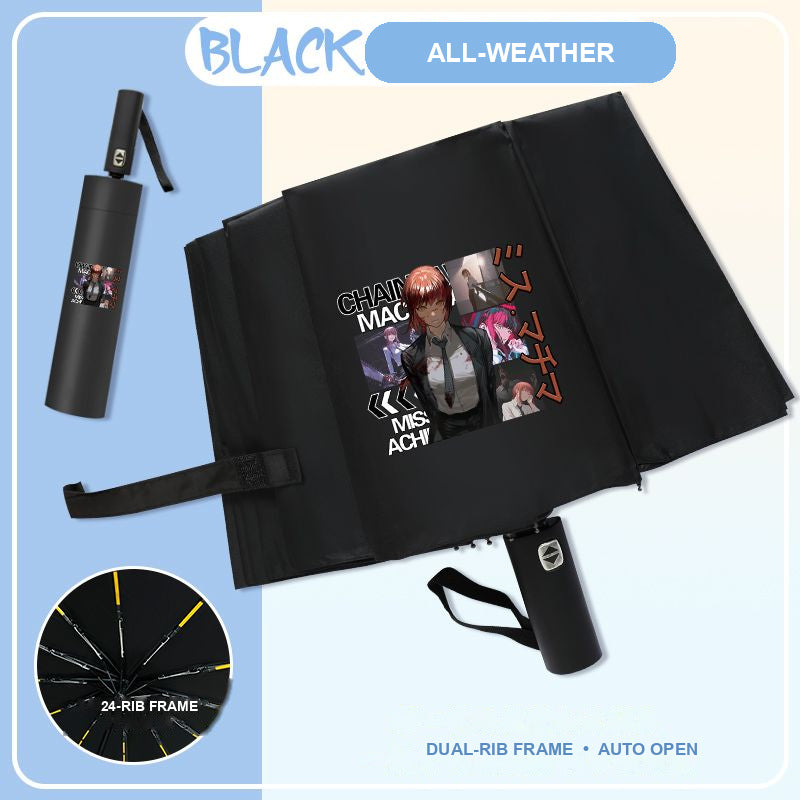 Chainsaw Man Automatic Umbrella — 16 Designs — product view 51