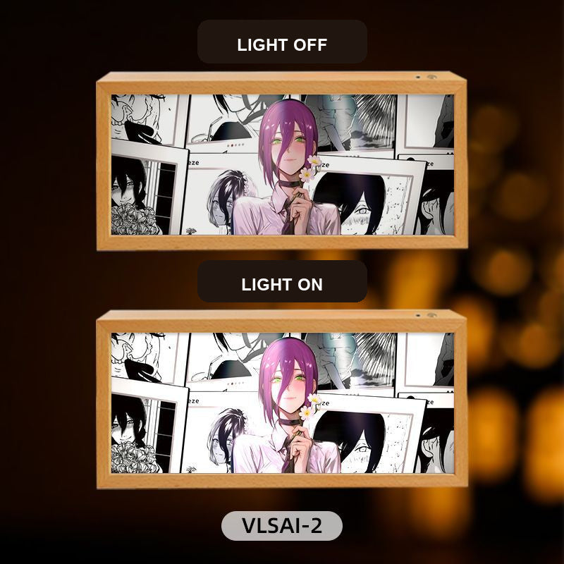 Chainsaw Man Reze Panoramic Light-Up Art Frame — 9 Designs — product view 10